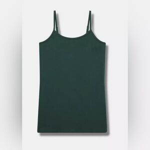 #401 - TORRID Foxy TUNIC Tank Top Cami Sleeveless Darkest Spruce Green